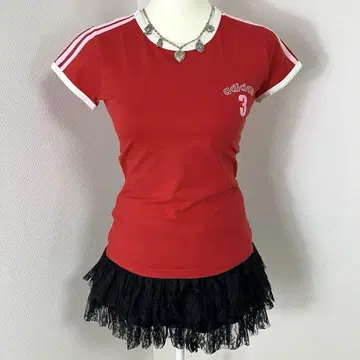 [ y2k 00s ] 아디다스 헤이세이 갸맥브링 로고t 피치t