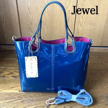 [새 상품] Jewel 에나멜 디자인 2way 백인백 핸드백