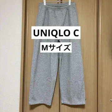 [ UNIQLO ] 스웨트 와이드 팬츠/표준 기장 M 사이즈 그레이