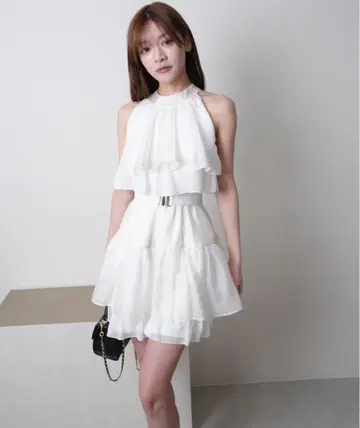 LIPSERVICE 볼륨 티어드 아메슬리 튜닉