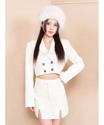 Darich 더블 버튼 숏 자켓