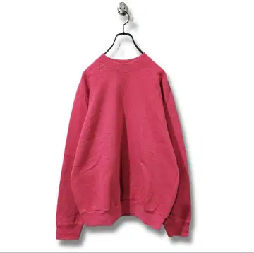 FRUIT OF THE LOOM 무지 맨투맨 구제 의류 핑크 F16