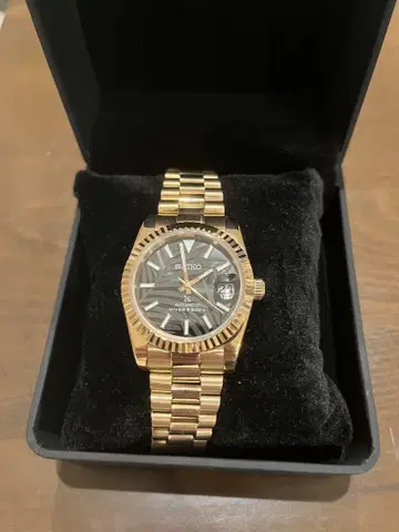 세이코 mod 로즈 골드 36mm