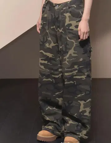 FANCY CLUB 카모플라쥬 카고 팬츠