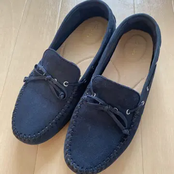 Clarks 드라이빙 슈즈 모카신 로퍼 네이비 소프트 가죽