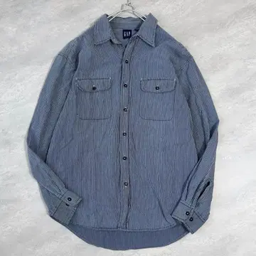 GAP 올드 갭 스트라이프 워크 셔츠 M 사이즈