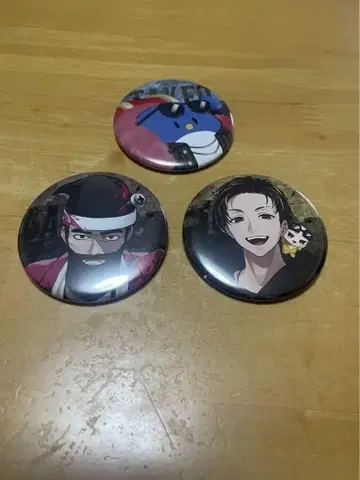 타카다 마을 교역소 타케오님 Is님 가미님 캔뱃지 3세트