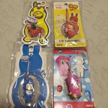 Rody 캐릭터 스트랩 4세트