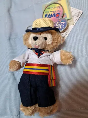 더피 인형 배지 25주년 네이비