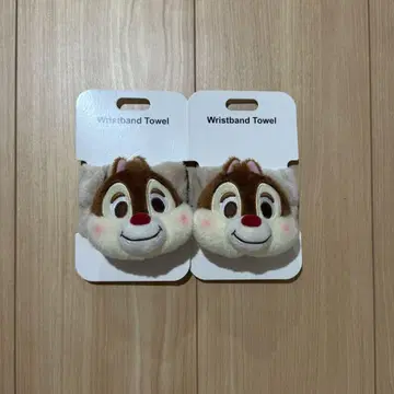디즈니 스토어 데일 손목 밴드 타월 2개 세트
