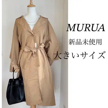 [택 포함 새상품] MURUA 트렌치코트 베이지 무루아 빅 사이즈