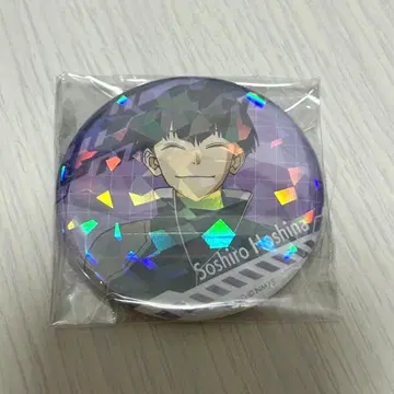 괴수 8호 호시나 소우시로 캔뱃지 홀로그램