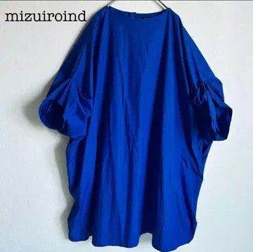 [ 새상품급 ] 미즈이로인드 mizuiroind 돌먼 턱 슬리브 원피스