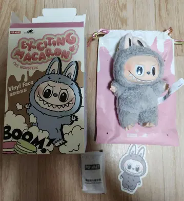 라부부 마카롱 labubu sesame bean 세서미빈