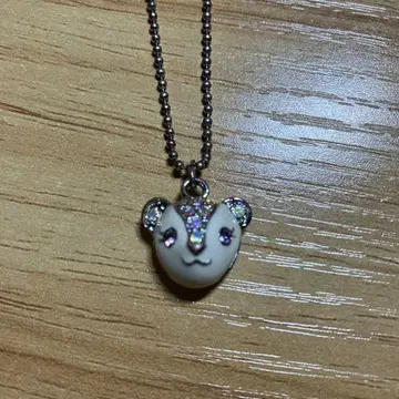 안나수이 ANNA SUI 펜던트 목걸이 베어 흰곰 시로쿠마