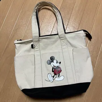 중고 Disney 디즈니 토트백 미키마우스 캔버스