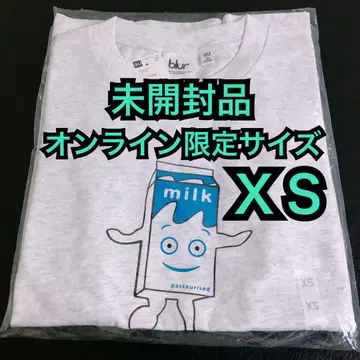 미개봉품 blur 밀크팩 티셔츠 XS 온라인 한정 사이즈 GU