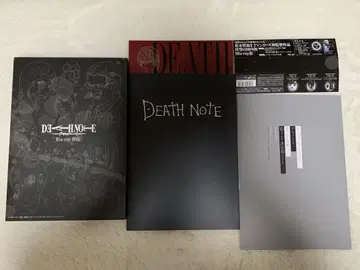 데스노트 애니메이션 Blu-rayBOX 그림 콘티+설정 자료집 오비 부속