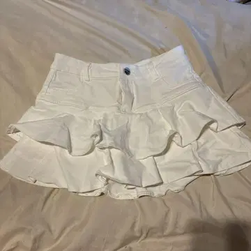 프릴프릴 미니 스커트