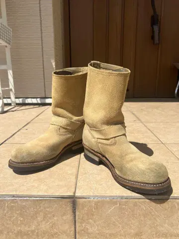 REDWING 러프아웃 8268 엔지니어 부츠 스웨이드 7.5D