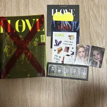 i-dle (여자)아이들 미연 I LOVE 앨범 트레이딩 카드