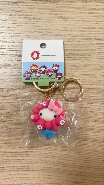 오사카 간사이 엑스포 산리오 헬로키티 먣쿠먣쿠 입체 키링