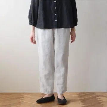 fog linen work 키나루 별주 테이퍼드 팬츠 알바틀