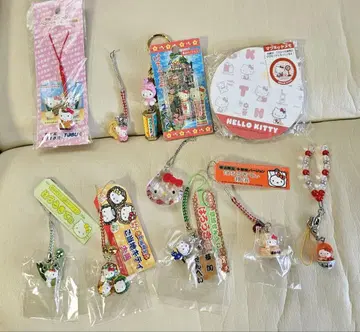 헬로키티 스트랩 세트 (여러개)