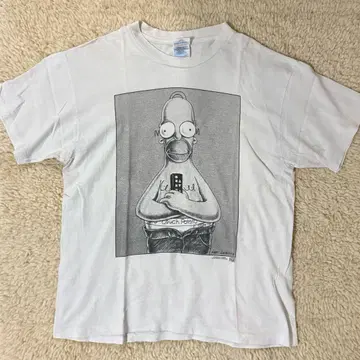 레어 backstage pass 포함 심슨 vintage 티셔츠