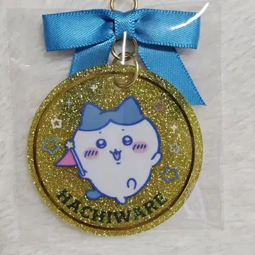 치이카와 파크 메달풍 아크릴 키링 (하치와레)