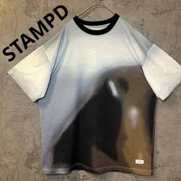 STAMPD 스탬프드 남성용 반팔 티셔츠 넉넉한 오버사이즈 M
