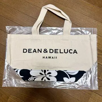 Dean&Deluca 하와이 토트백 하이비스커스 패턴 소
