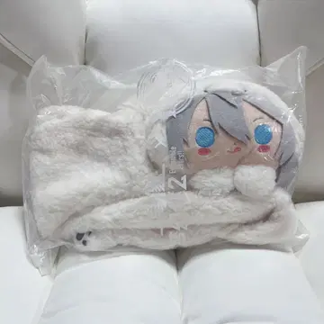 시이나 니키 흰 곰 머플러  앙스타