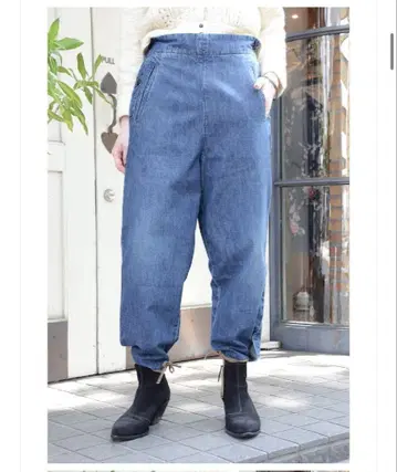 chimala 10OZ LIGHT DENIM FARMER'S PANTS