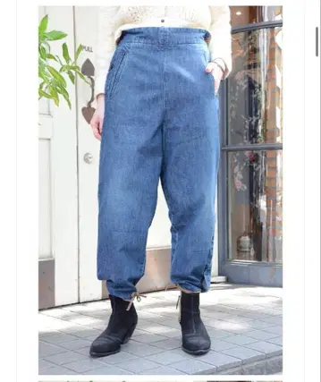 chimala 10OZ LIGHT DENIM FARMER'S PANTS