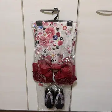 즉시 구매 유카타 오비 일본 나막신 3세트