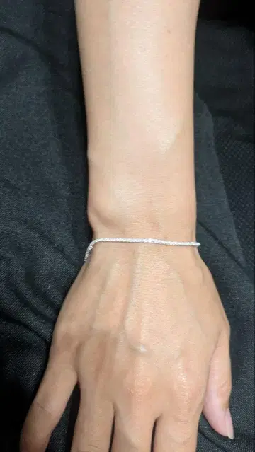 실버 체인 팔찌 여성용