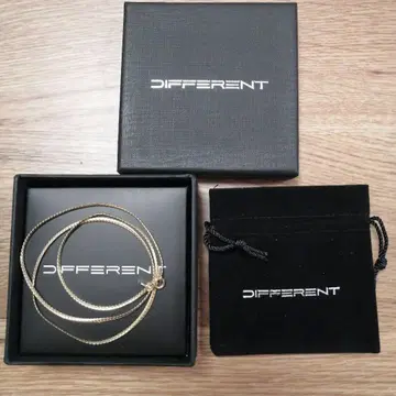 DIFFERENT 목걸이 골드 53cm