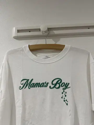 KEIJU Mama's Boy 화이트 티셔츠 M