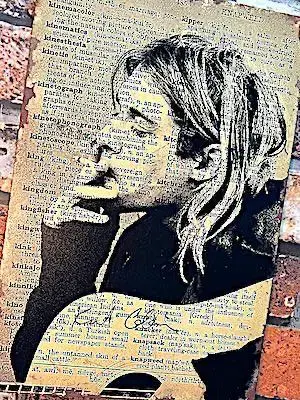브리키 간판 NIRVANA 닐바나 커트 코베인 포스터 HR0030