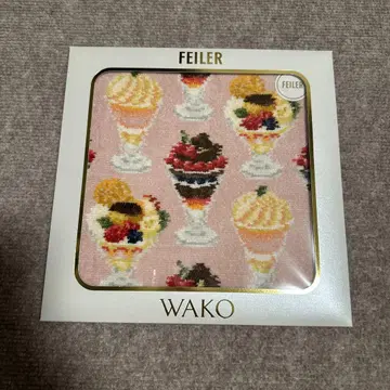 페일러 손수건 [ WAKO PARFAIT ] 핑크
