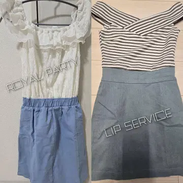 ROYAL PARTY & LIP SERVICE 슬리브리스 원피스 S