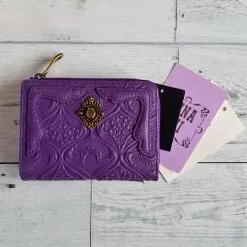 노바 퍼플 [새상품] 안나수이 미니 지갑 동전 지갑 프래그먼트 케이스