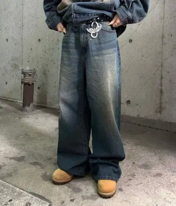 sedacle 세다클 빈티지 컬러 오버다이 데님