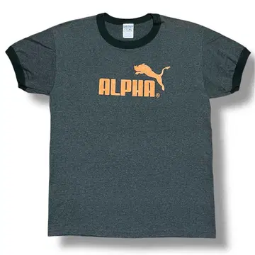 alpha 90s 00s 링거 티셔츠 길단 알파 애니멀