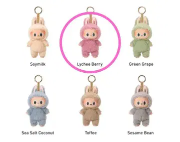 정품 popmart labubu 라부부 마카롱 lyche berry