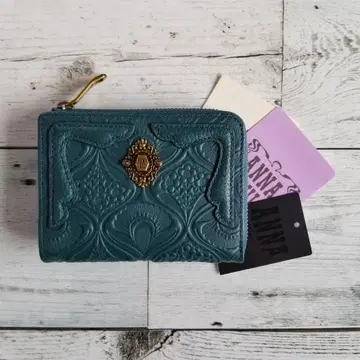 노바 그린 [새상품] 안나수이 미니 지갑 동전 지갑 프래그먼트 케이스