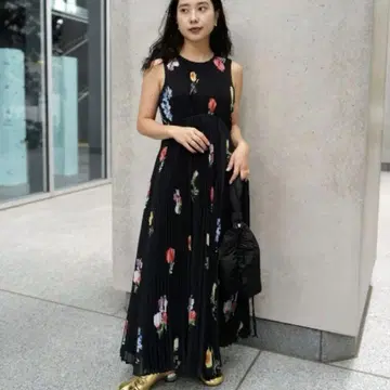 [새상품] 아메리빈티지 EMMA VEST SET PLEATS DRESS