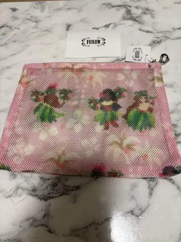 페일러 마나마나 메쉬 파우치 택 포함 새상품 21 x 16 cm