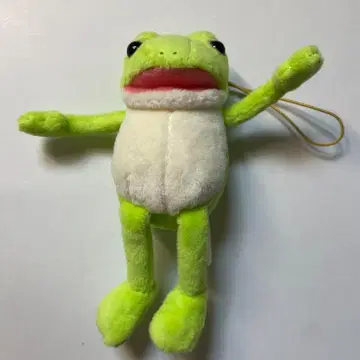 개구리 봉제 인형 스트랩 포함